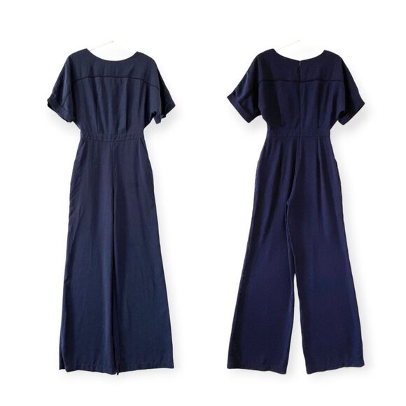 Adelyn Rae Kimono Sleeve Blue Jumpsuit, size XS - Picture 12 of 12
